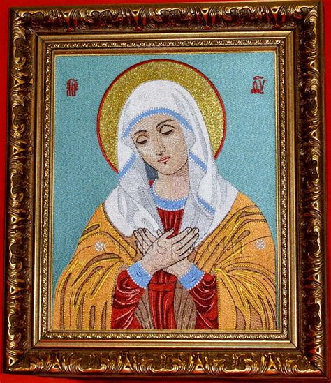 Icon of the Mother of God smb0021 - Designs and Fonts for Embroidery