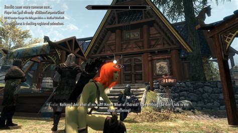 Skyrim HDT Breasts And Butt Schlongs Of Skyrim And Red Exclamation