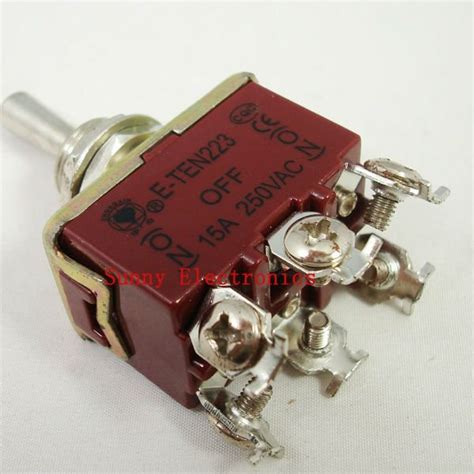 2pcs Heavy Duty 6 Pin Momentary Toggle Switch Dpdt On Off On Centre