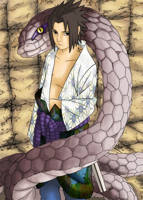 Sasuke With A Snake By Hari Jizo On Deviantart