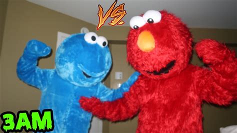 Giving A Giant Potion To Elmo And Cookie Monster Gone Wrong Elmo And Cookie Monster Fight