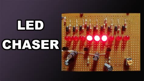 How To Make 3 Channel Led Chaser Simple Led Chaser With Transistors