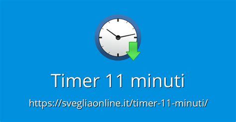 Timer 11 Minuti Timer Online Countdown