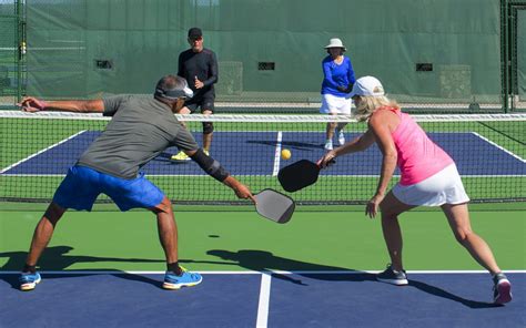 Pickleball court lines can be added in a different color, so that tennis or pickleball can be played on the same court (at different times, of course) and the eye can focus on the applicable set of playing lines. All You Need to Know About a Pickleball Court - Racquet Play