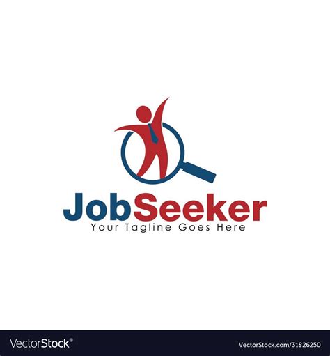 Job Seeker Logo Royalty Free Vector Image Vectorstock