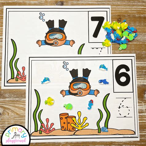 Ocean Counting Mats 1 20 Primary Playground