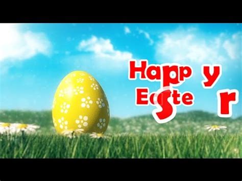 Happy Easter - After Effects Template - YouTube
