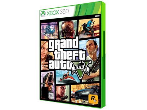 Gta V Para Xbox 360 Rockstar Games Jogos Para Xbox 360 Magazine Luiza