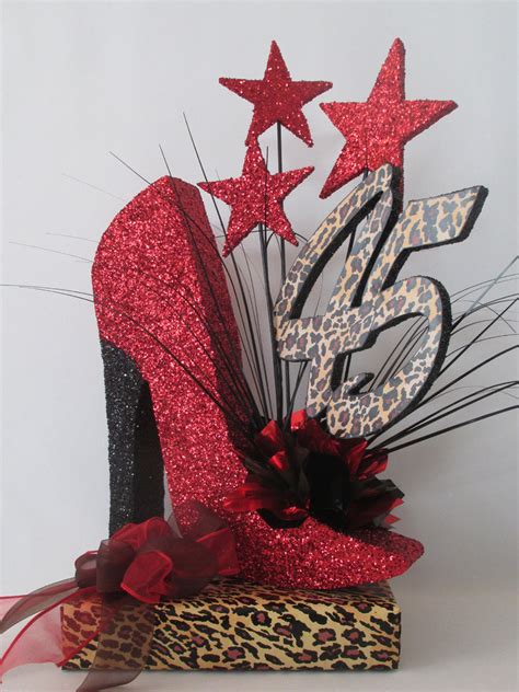 High Heel Shoe Birthday Or Special Event Centerpiece Designs By Ginny