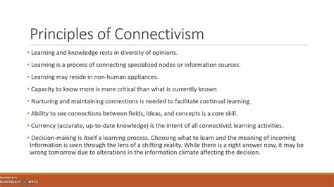 Connectivisma Learning Theory For The Digital Age Youtube