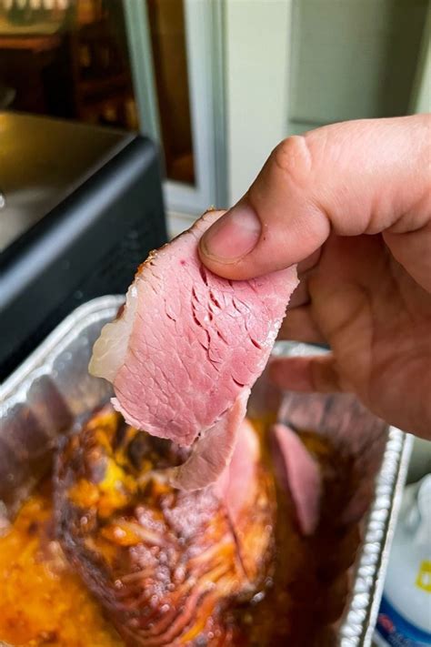 double smoked ham with brown sugar glaze