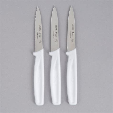 Choice 3 14 Paring Knife Set With 1 Serrated And 2 Smooth Edge Knives