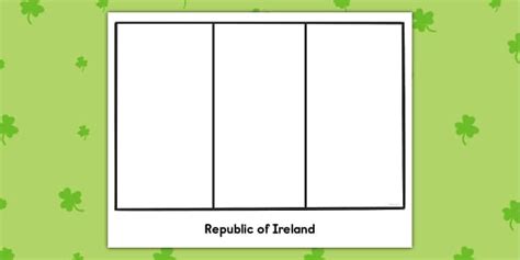 Printable Irish Flag Coloring Page For Kids Twinkl Usa