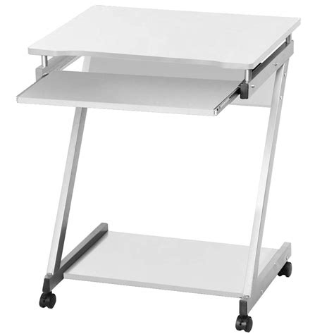 Buy Yaheetech Computer Desk Z Shaped Pc Table With Sliding Keyboard 4