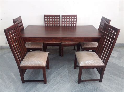 4 seater dining table set: Sheesham 6 Chair Dining Table | Used Furniture for Sale
