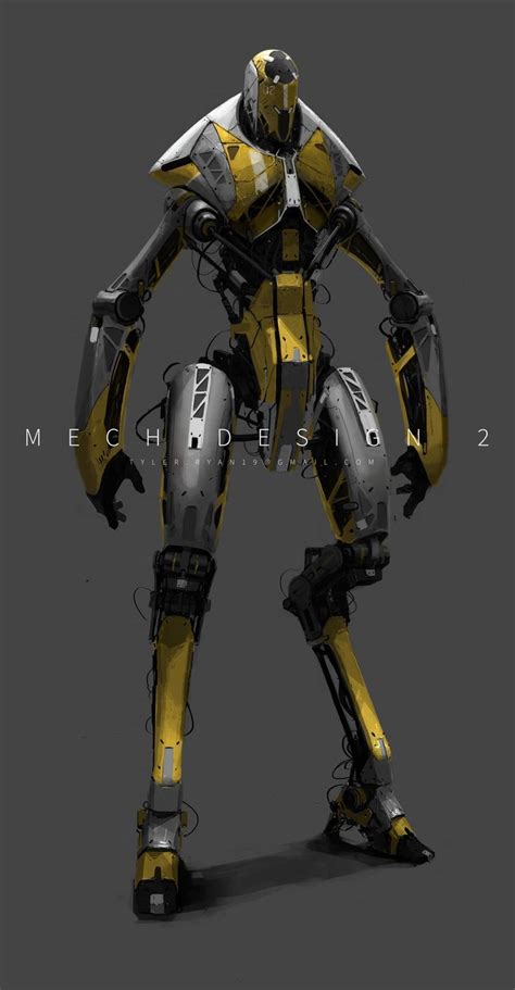 Artstation Mech Design 2 Tyler Ryan Ciborgues Arte De Robô Robos