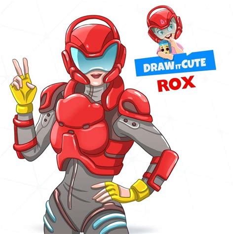 Rox Season 9 Skin Draw It Cute Fortnite Fortnitebattleroyale Season9