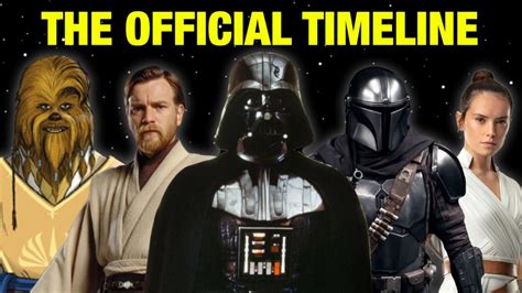 Here Is The Official Star Wars Timeline Updated With Different Era