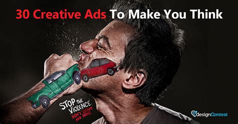 30 creative ads to make you think designcontest