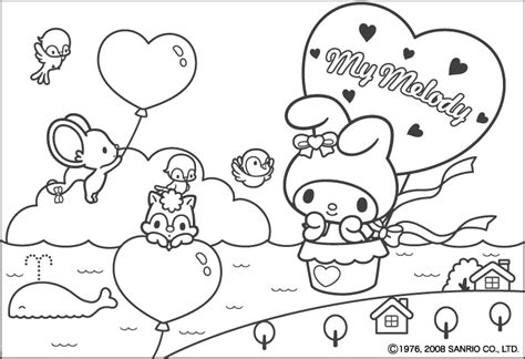 My Melody Coloring Pages Best Coloring Pages For Kids