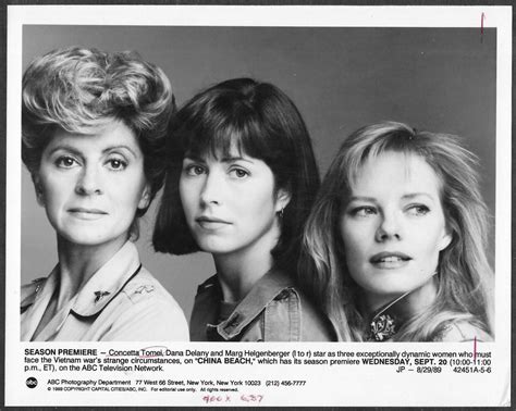 China Beach Dana Delany Original 1980s Promo Photo Marg Helgenberger