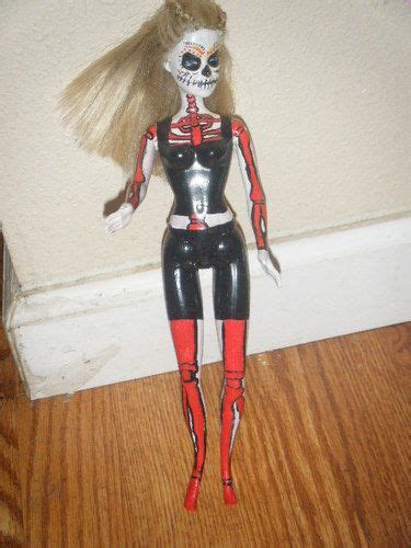 Gothic Horror Day Of Dead Ooak Barbie Doll Ebay Creepy Dolls