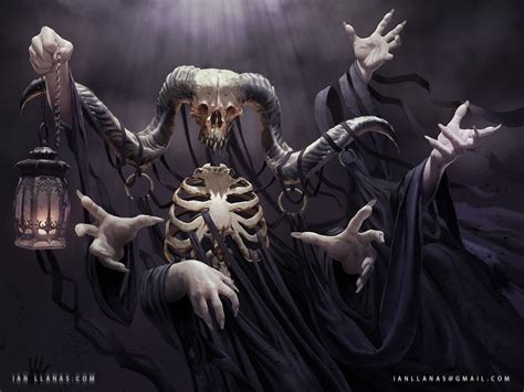 Nightmare Ian Llanas Creature Concept Art Fantasy Monster Art