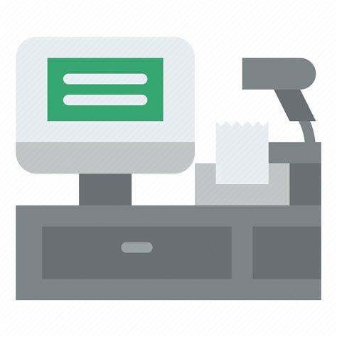Cash Register Machine Money Banking Icon Download On Iconfinder