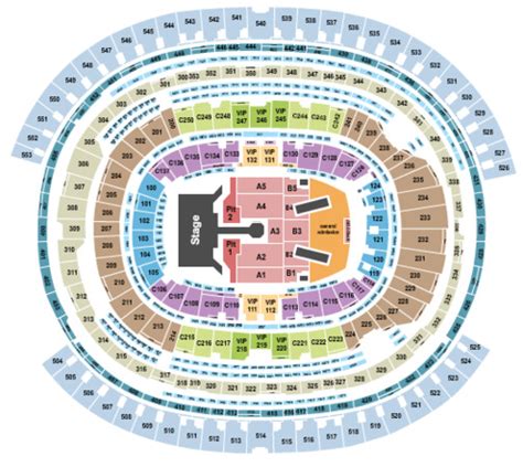 Sofi Stadium Interactive Seating Chart A