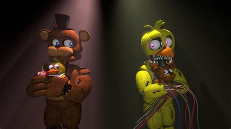 Withered Freddy X Withered Chica By Devonfoox On Deviantart
