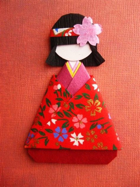 Adorable Paper Dolls Japanese Origami Paper Crafts Origami
