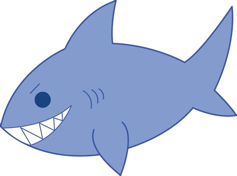 صور مجانية لأسماك القرش الكرتونية قم بتنزيل قصاصات فنية مجانية