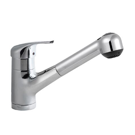 How to replace a kitchen faucet with a single handle | the home depot. HOUZER Reya Single-Handle Pull Out Sprayer Kitchen Faucet ...