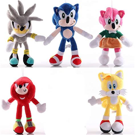 Buy Hpmm Teddy Sonic 5 Eachlot 28 Cm Plush Toy Amy Rose Sonic Sonic