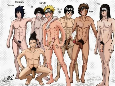 Sexo Gay Cartoon Naruto e companhia fazendo sexo Desenho pornô