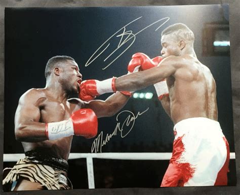 Norris Terry And Meldrick Taylor Signed Large Format Photo Jo Sports Inc