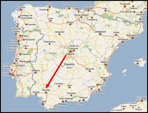 Plan seville espagne - Voyager en Solo