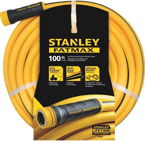 Stanley Fatmax Garden Hose 100 X 58 Yellow Amazonca Patio Lawn