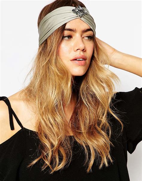 We did not find results for: ASOS 70s Jewel Hair Turban Headband in Grey (Gray) - Lyst