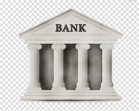 Bank Cartoon Clipart Bank Architecture Building Transparent Clip Art