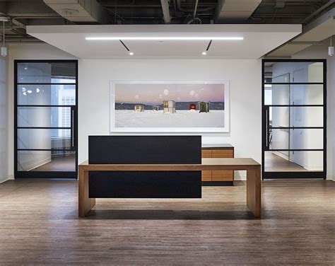 Hok Toronto Offices Office Snapshots Reception Desk Design