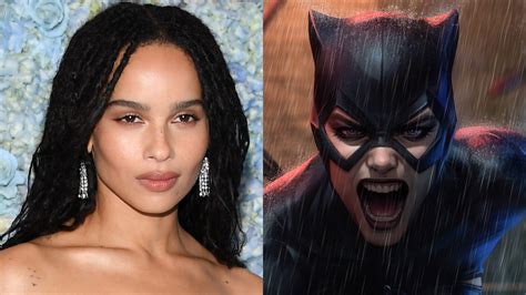 zoë kravitz catwoman zoë kravitz cast as catwoman to pattinson s batman catwoman is