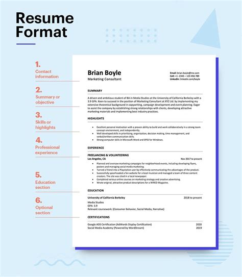 Master The Best Resume Format In 2021