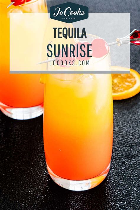 Feel like a tequila cocktail? Transport yourself to the tropics with this Tequila Sunrise! Made with just 3 ingredients ...