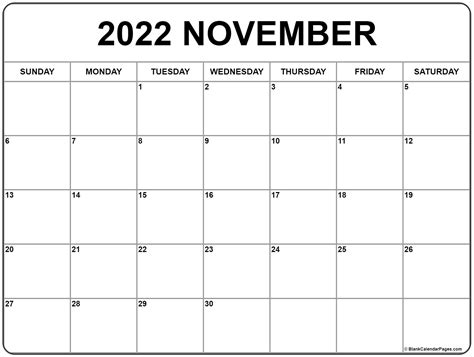 November 2020 Calendar Free Printable Calendar Templates