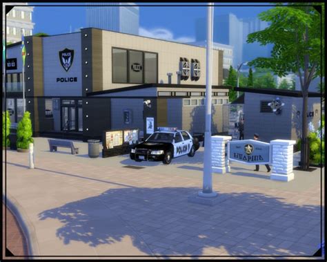 Police Station Sims4 Communitylot Policestation Sims