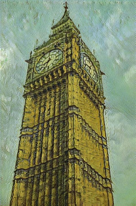 Big Ben Painting By Puppatrone On Deviantart