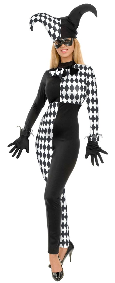 a classic harlequin jester costume absolutely the best halloween festive harlequin fête