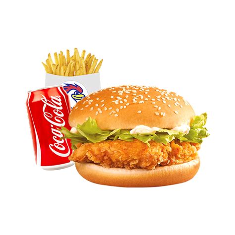Looking for the best chicken burger recipe? Fillet Burger Meal - Family Chicken and Ribs