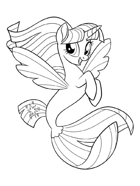 Make a coloring book with my little pony mermaid for one click. My Little Pony Mermaid coloring pages. Download and print ...